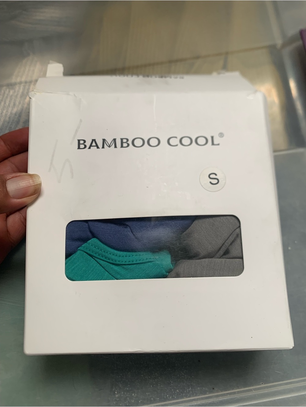 BAMBOO Men’s Undershirt Trio in Teal, Navy & Gray
